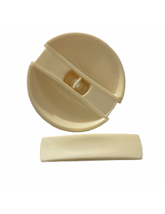 Botón Electrolux con Tapita beige.