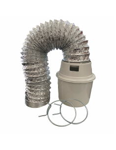 Ducto abrazadera normal.