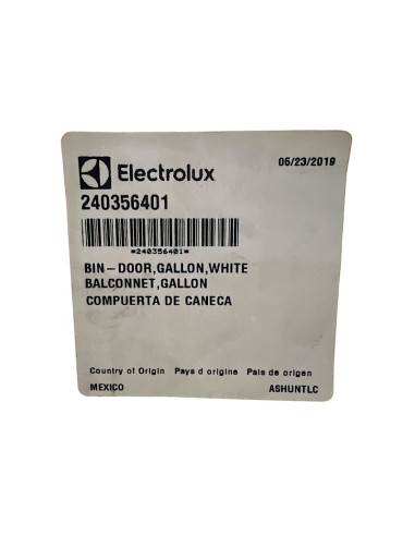 Bandeja puerta electrolux original 37cm x 17cm.