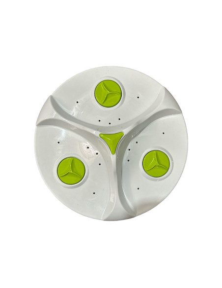 Plato Agipeller Haceb-wp 39.5cm tapa verde buje metálico.