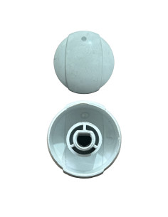 Boton mabe convencional blanco.