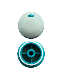 Botón Mabe borde verde.