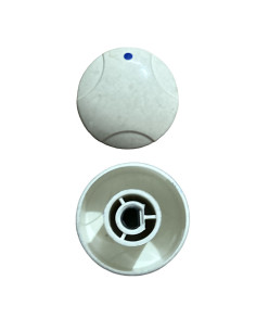 Botón Mabe programador blanco cuadrante.