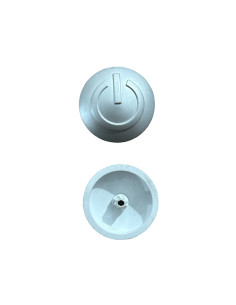 Botón Mabe perilla gris.