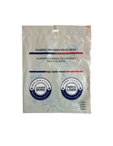 Juego mangueras entrada lavadoras americanas.