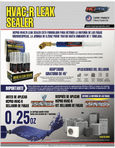 Jeringa Micro fugas R410-R507. 2