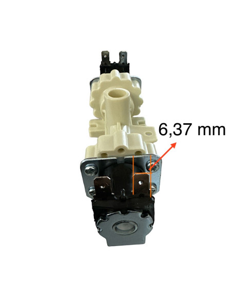 Valvula doble LG terminal gruesa 6,37mm.