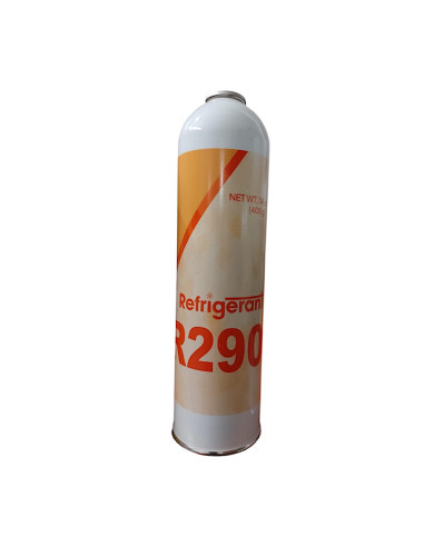 Gas refrigerante R290, 400gms.