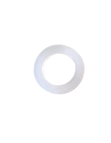 Empaque manguera siliconado trasparente.