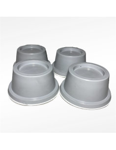 Juego Bases Grises Reforzadas para Lavadora