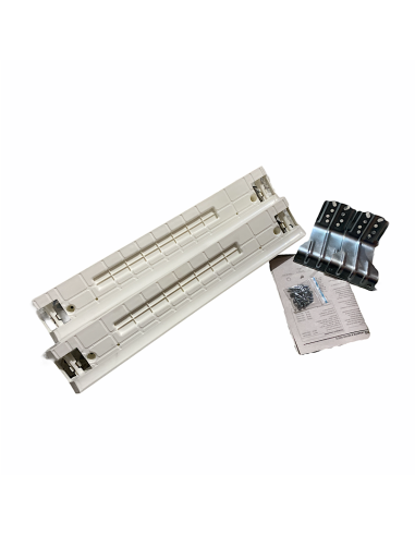 Rack de instalación Samsung blanco.