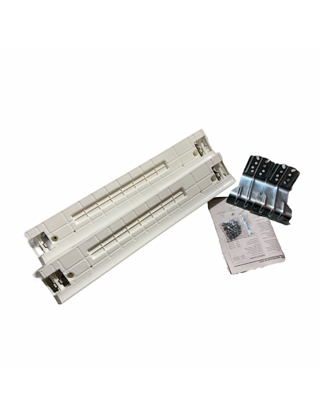 Rack de instalación Samsung blanco.